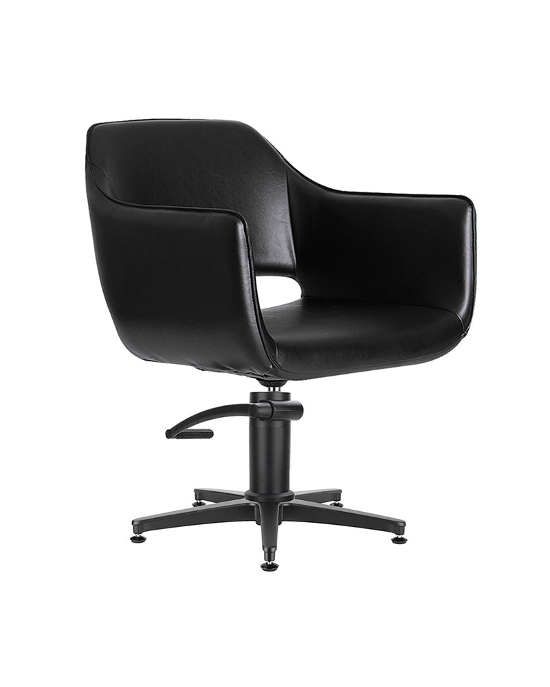 Blake Black - Black styling chair - Black X base